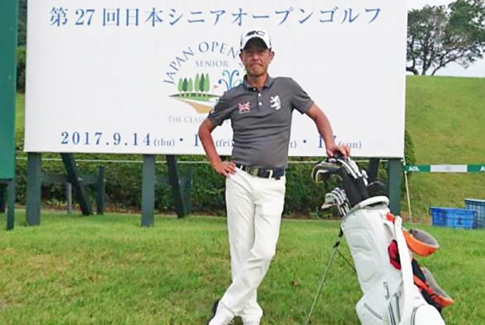 日本シニアオープン出場時の中西